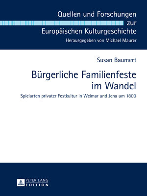 cover image of Bürgerliche Familienfeste im Wandel